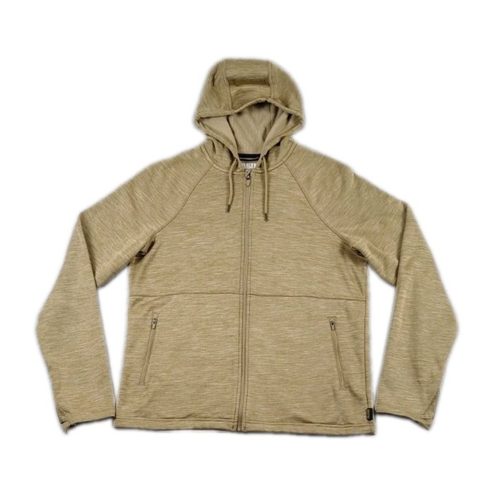 Duluth Trading Co Snagstop Hoodie Jacket Full Zip Drawstring Hoodie Mens M Gold